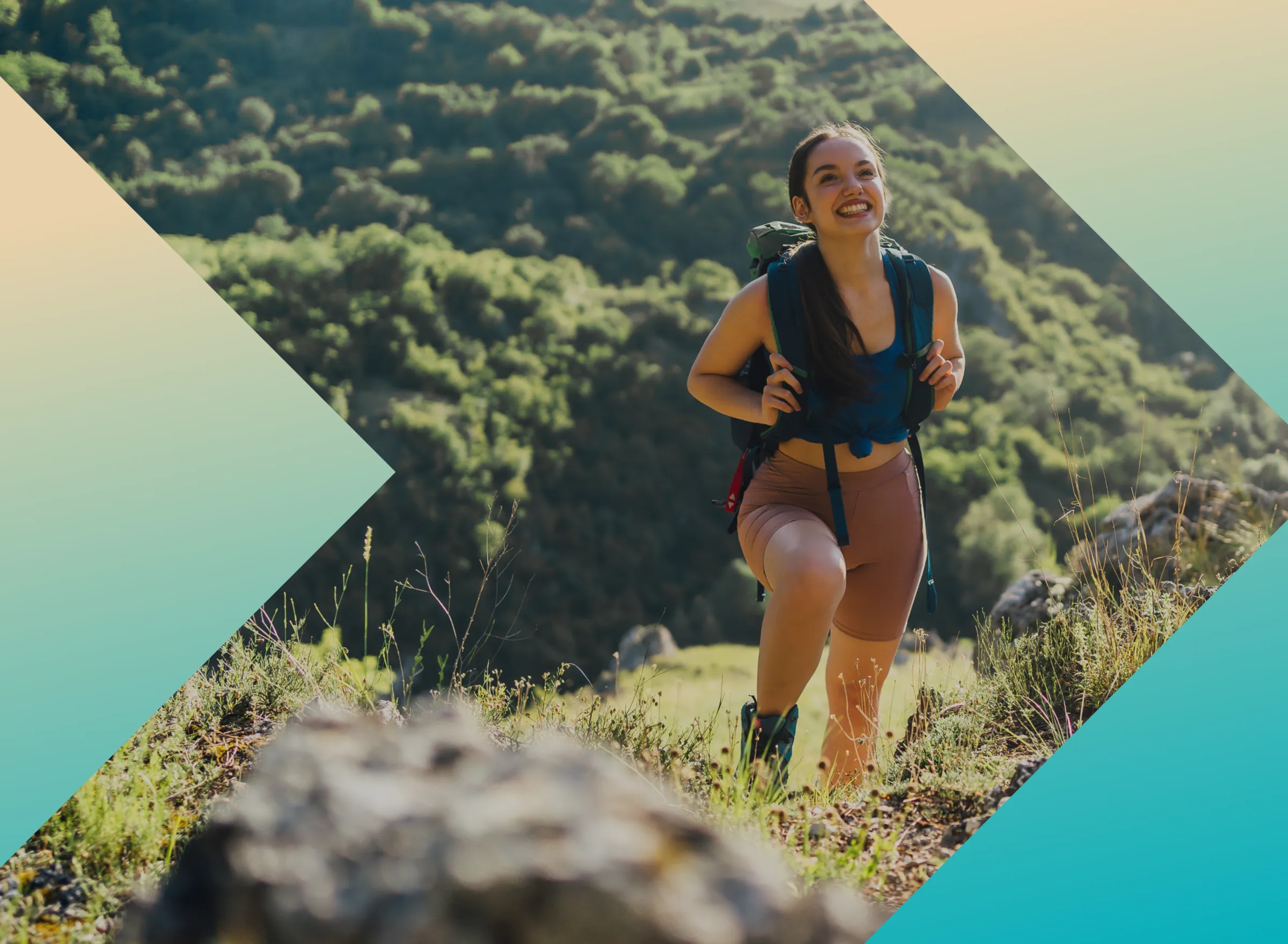 The Joint Chiropractic homepage banner showing a runner on a trail