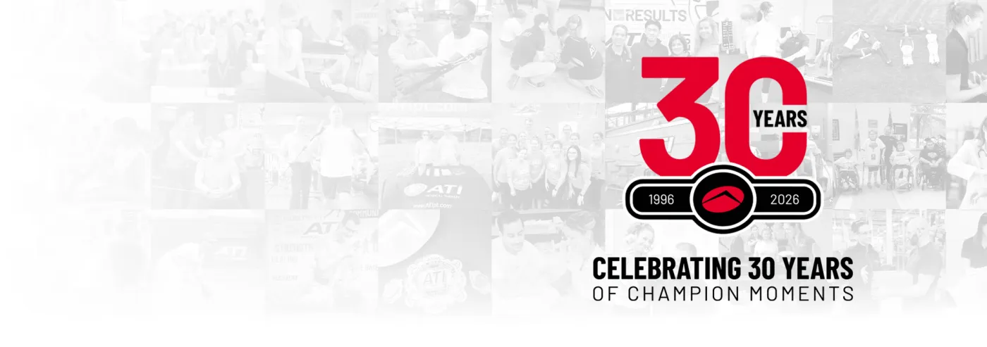 ATI Physical Therapy thirtieth anniversary homepage banner