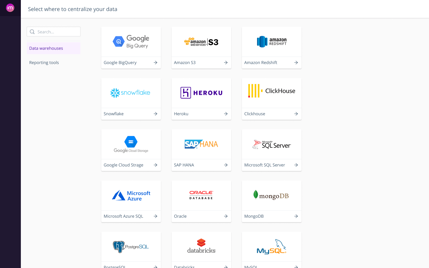 Dashboard mockup