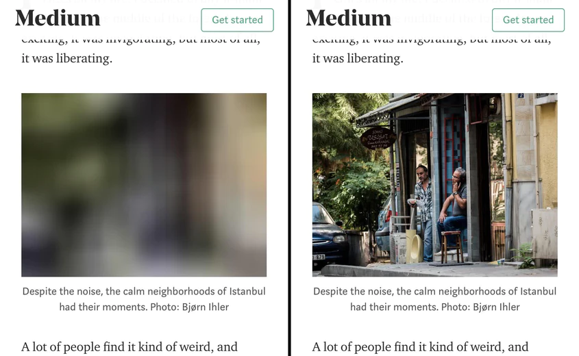 How lazy image loading helps to decrease page load time.