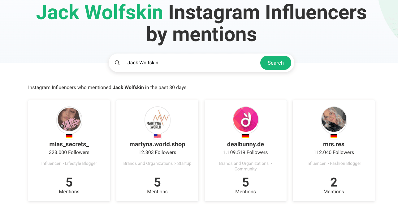Storyclash influencer discovery platform