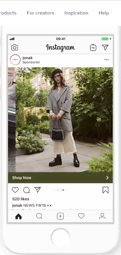 nstagram ad by Jonak