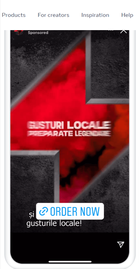 Instagram growth with stories ads