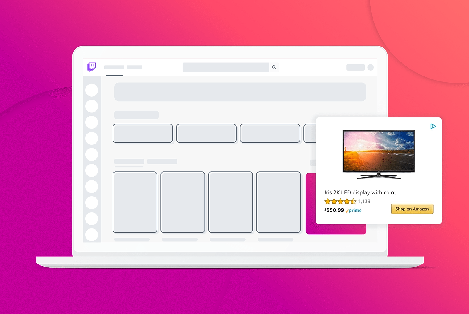An example of Amazon display ad.
