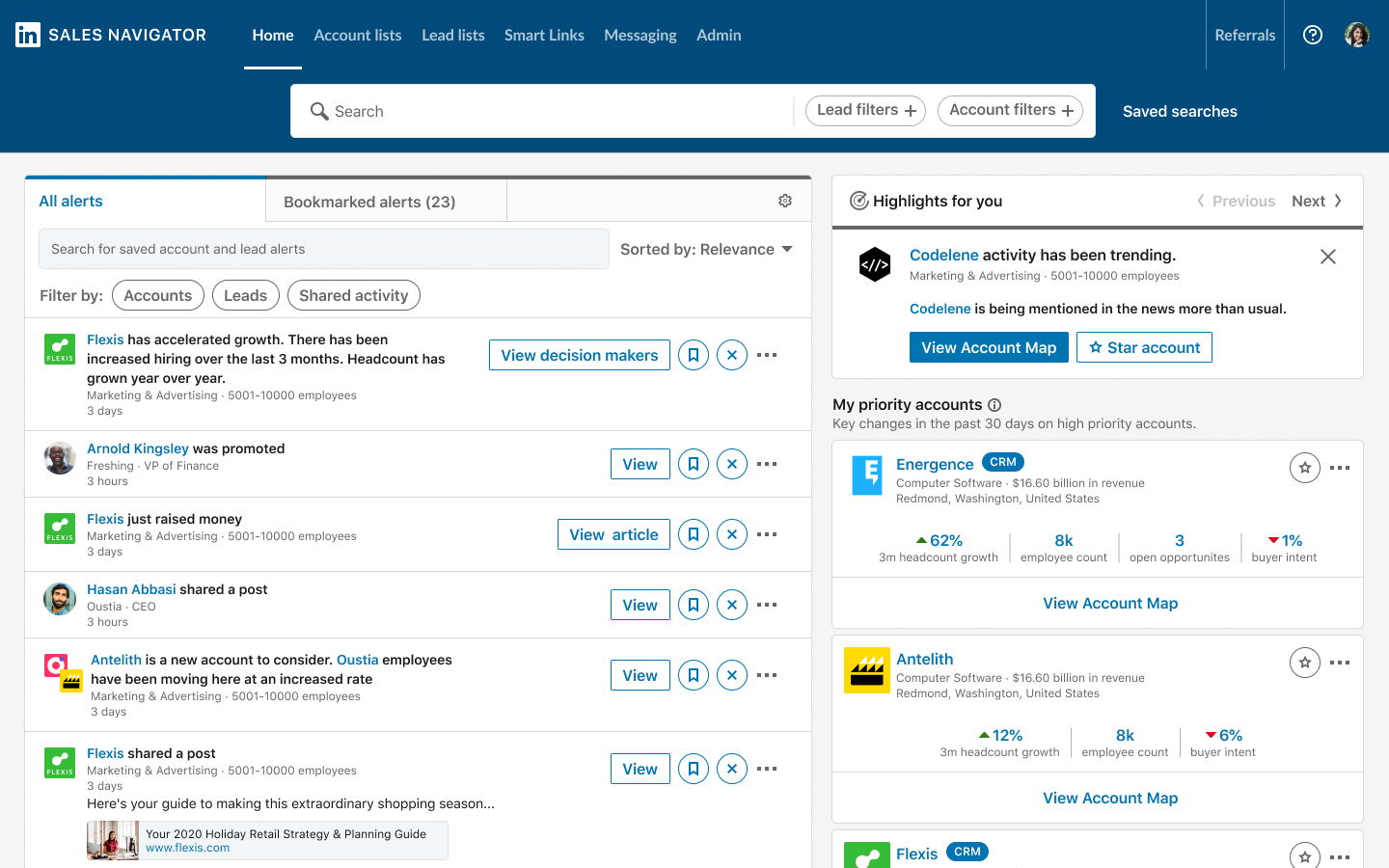 LinkedIn Sales Navigator is a powerful leadgen tool that helps businesses identify, connect with, and build relationships with targeted prospects on LinkedIn.