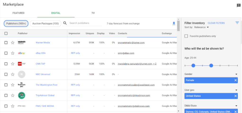 Google DV360 is a programmatic advertising platform that allows marketers to plan, buy, and measure display and video ads.