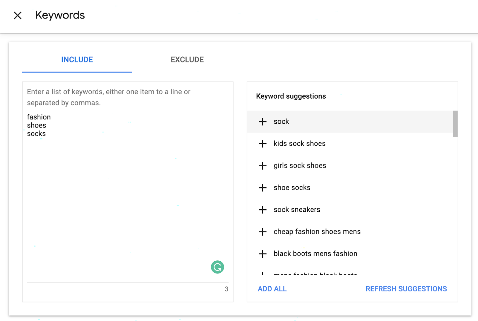 DV360 provides an option of keyword targeting.