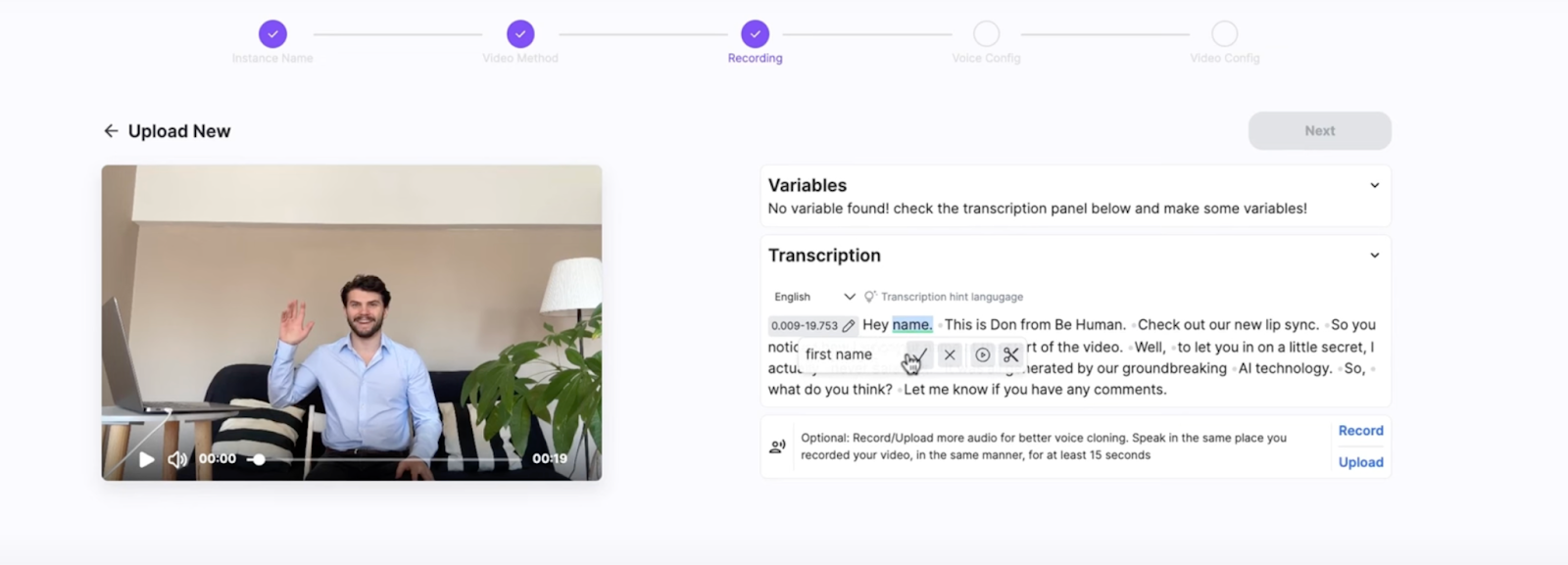 generate leads using ai for creating personalized videos