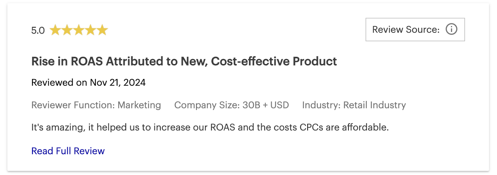 Amazon Ads peer review