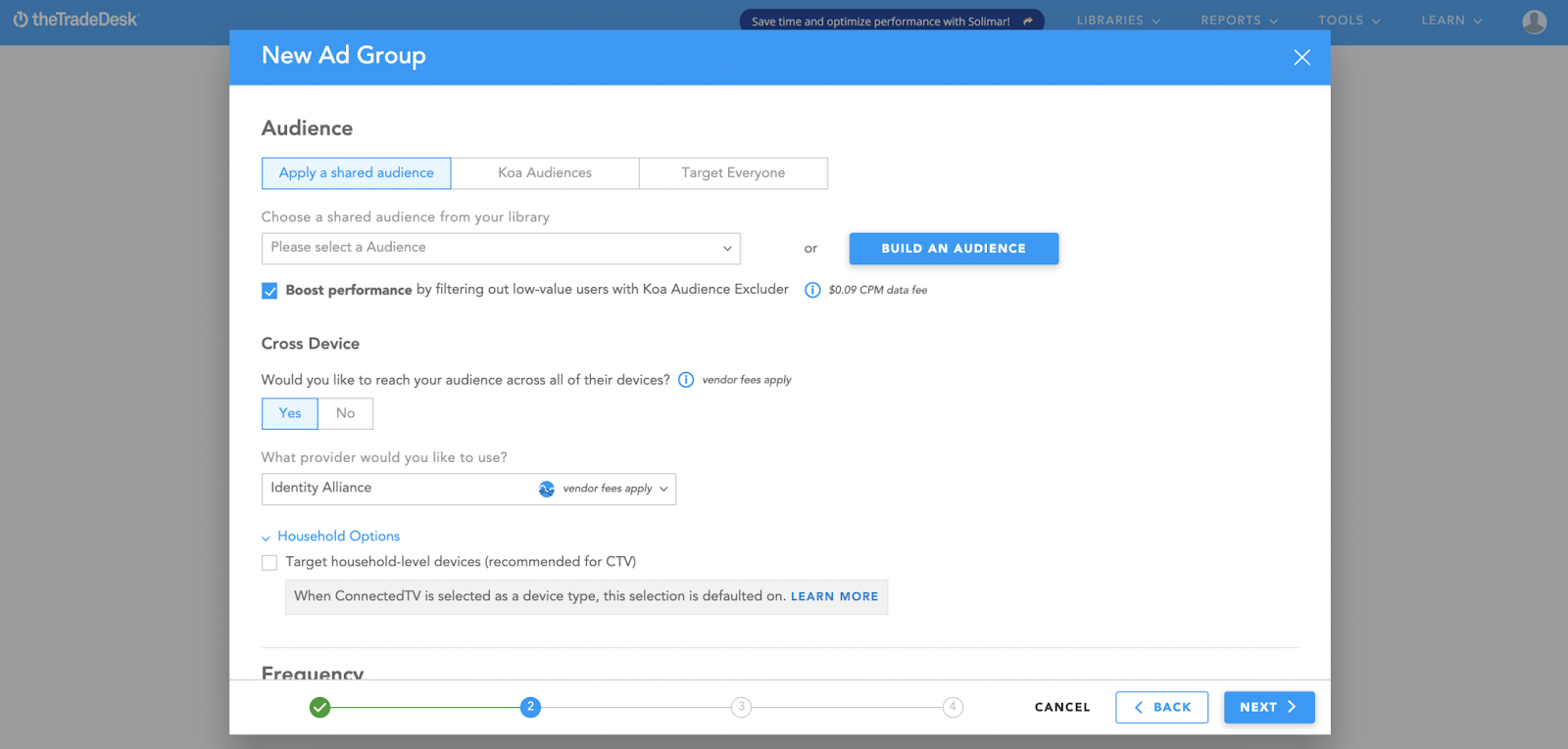The Trade Desk provides extensive audience targeting options.
