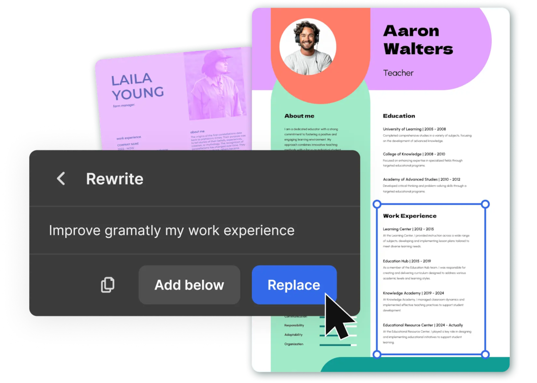 Freepik offers an AI-powered text generator.