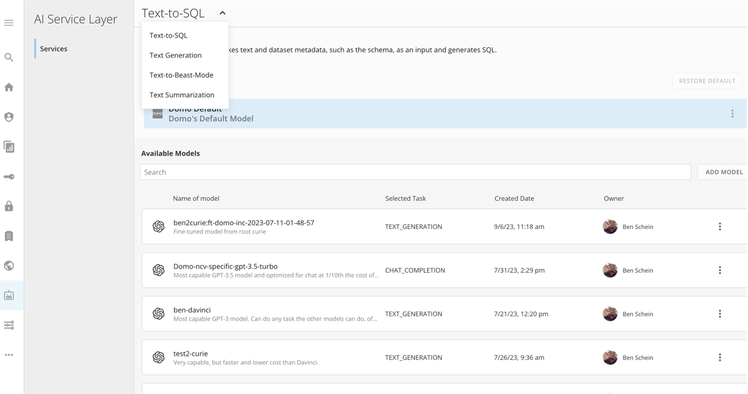 Domo is a BI tool offering AI capabilities