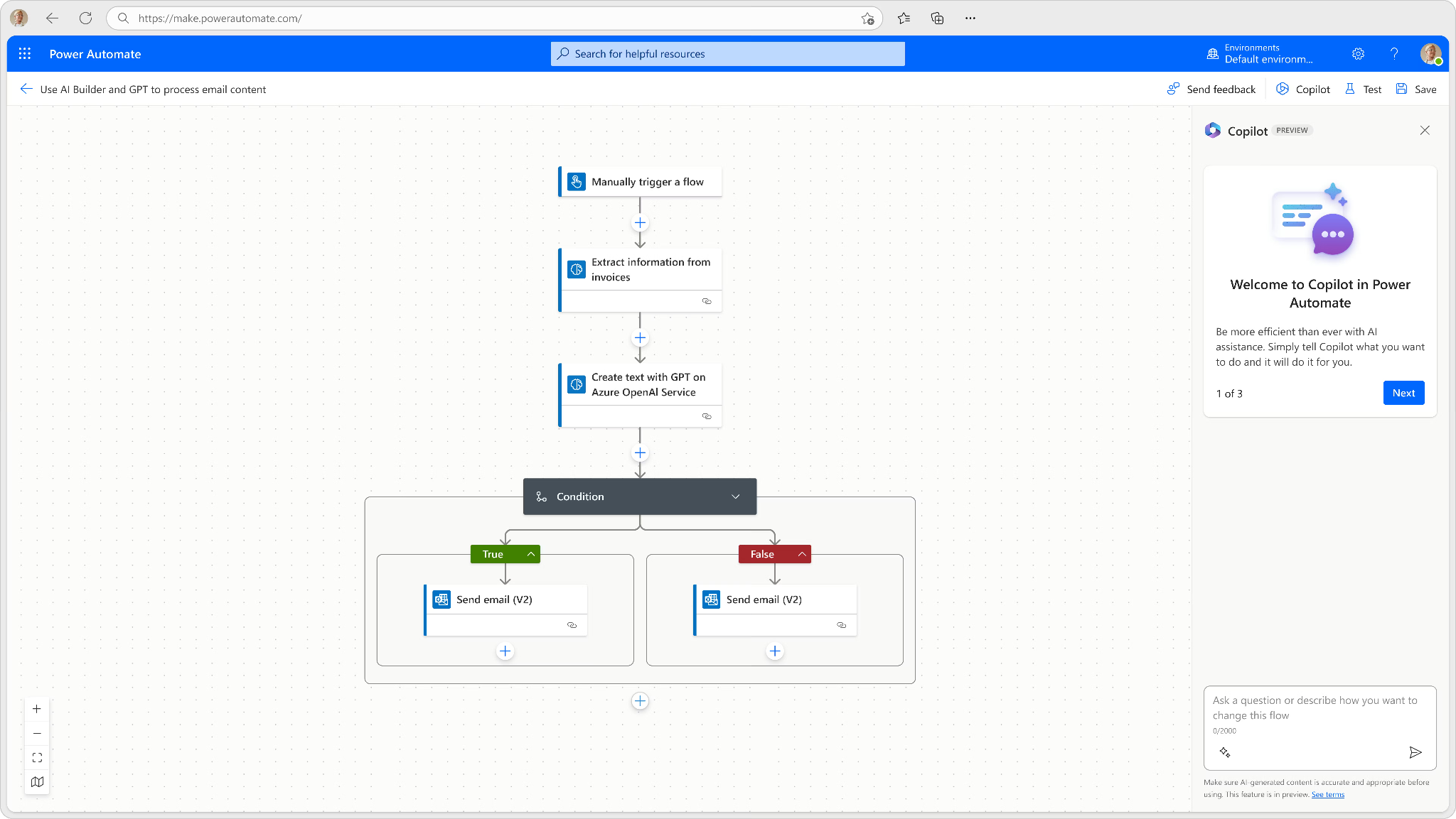 This screenshot illustrates how Power Automate structures multi-step approval and data synchronization flows.