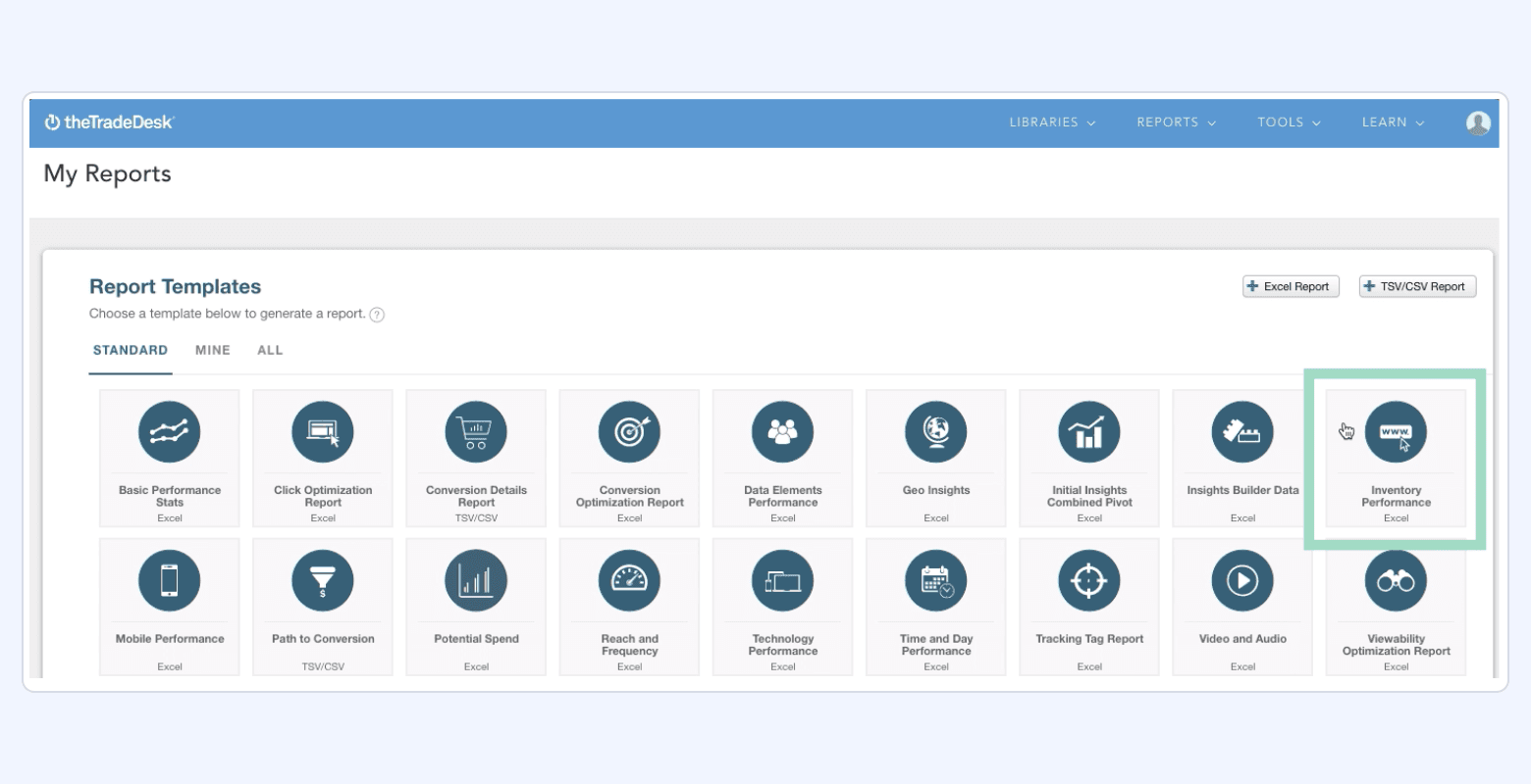 Screenshot of The Trade Desk ad group settings for audience targeting and cross-device options, with frequency and geography controls.