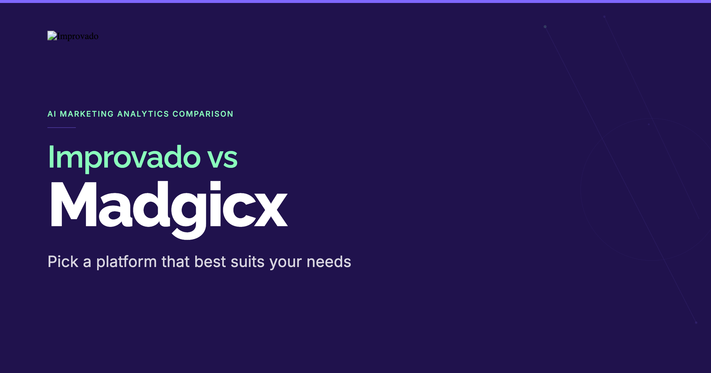 Improvado vs Madgicx: Which Marketing Data Platform Fits Enterprise Teams? (2026)