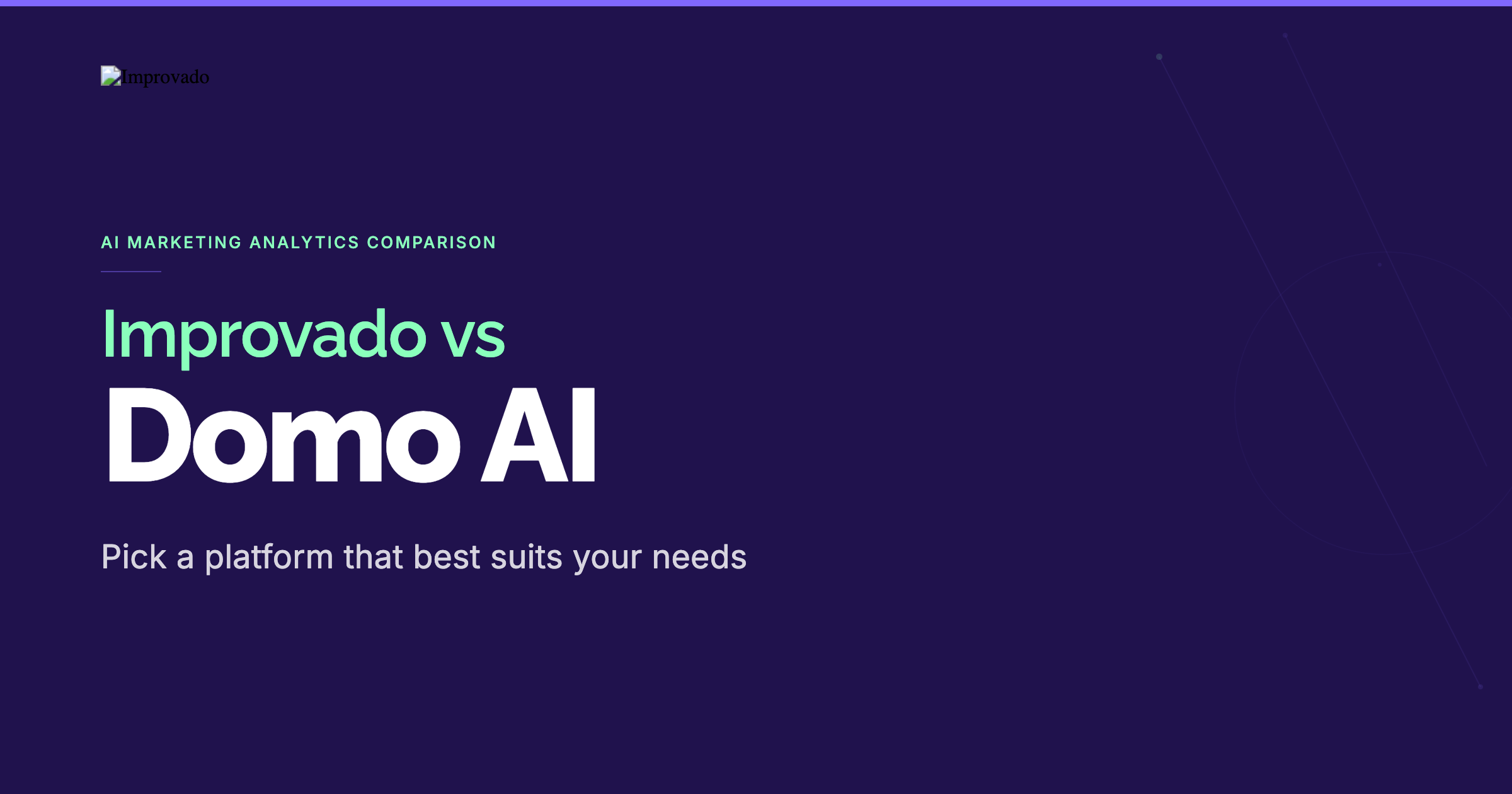 Improvado vs Domo AI — ai marketing analytics comparison