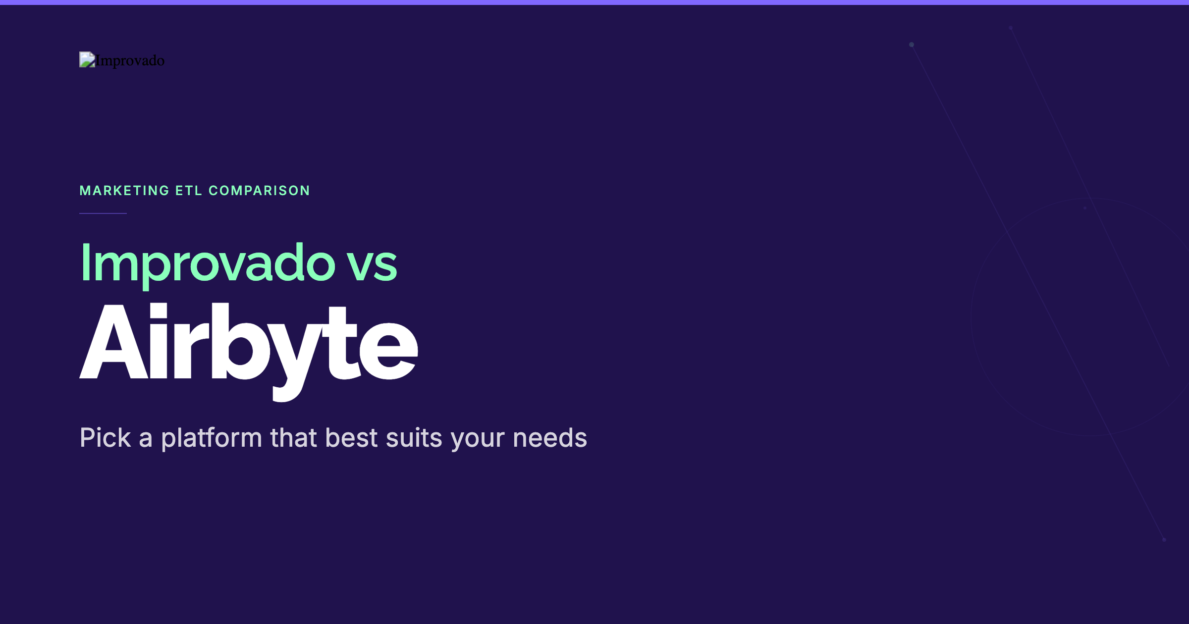Airbyte vs Improvado: Choosing the Right Marketing Data Platform (2026)