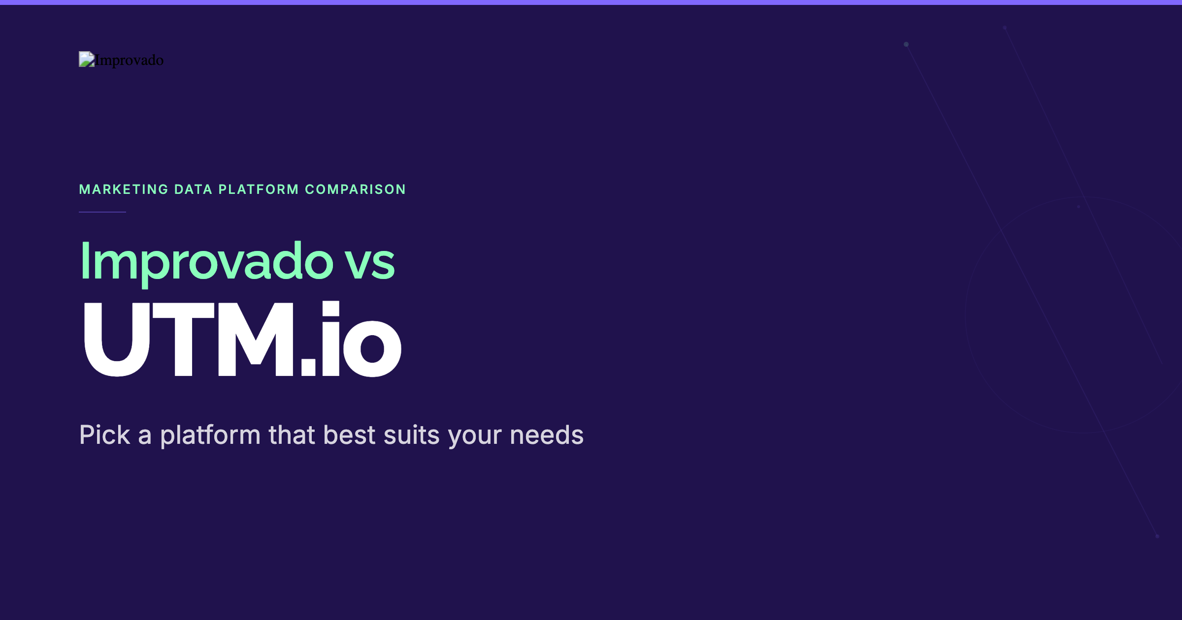 UTM.io vs Improvado: Choosing the Right Marketing Data Governance Platform (2026)