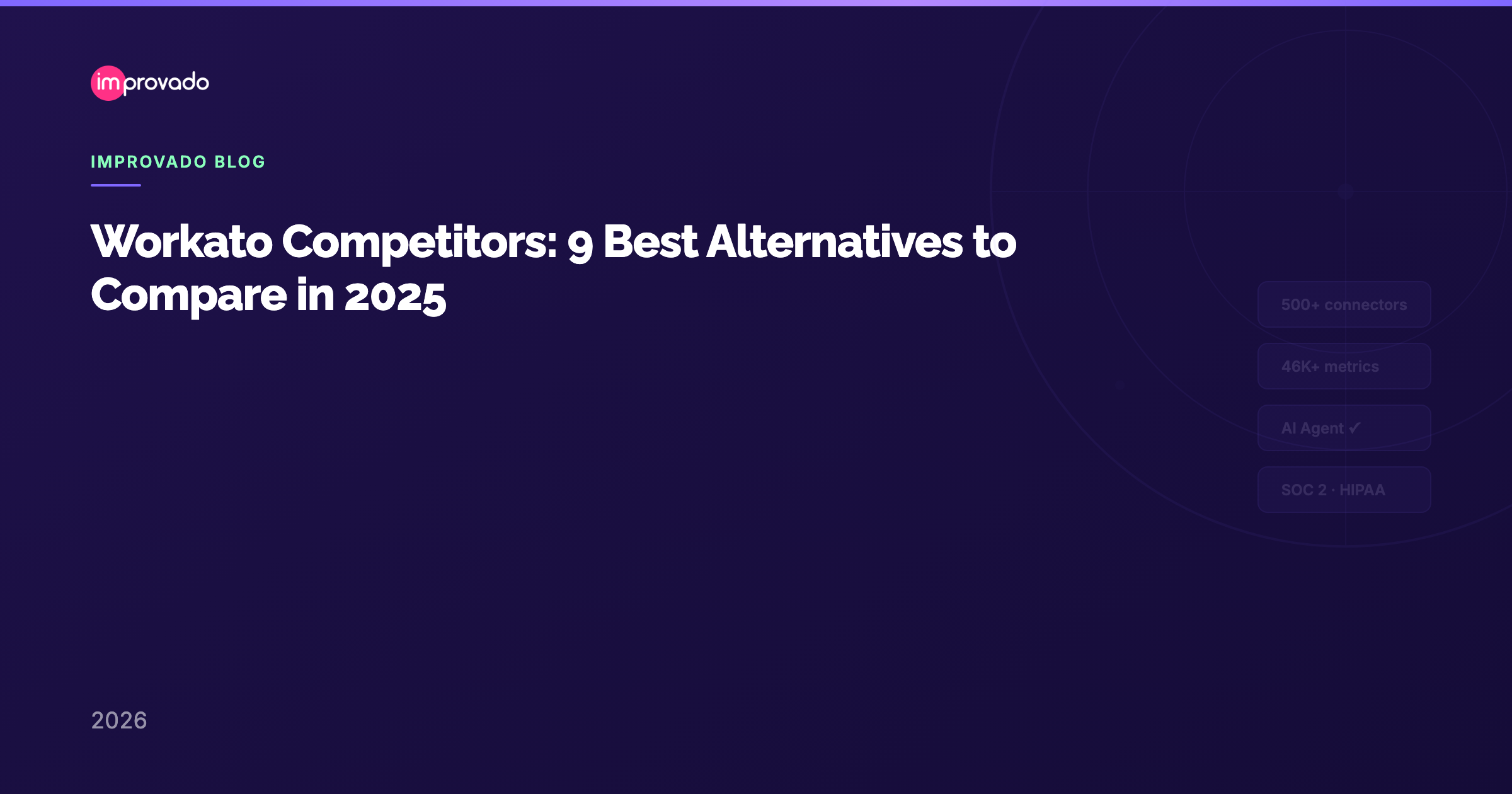 Workato Competitors: 9 Best Alternatives to Compare in 2026 — Improvado Blog