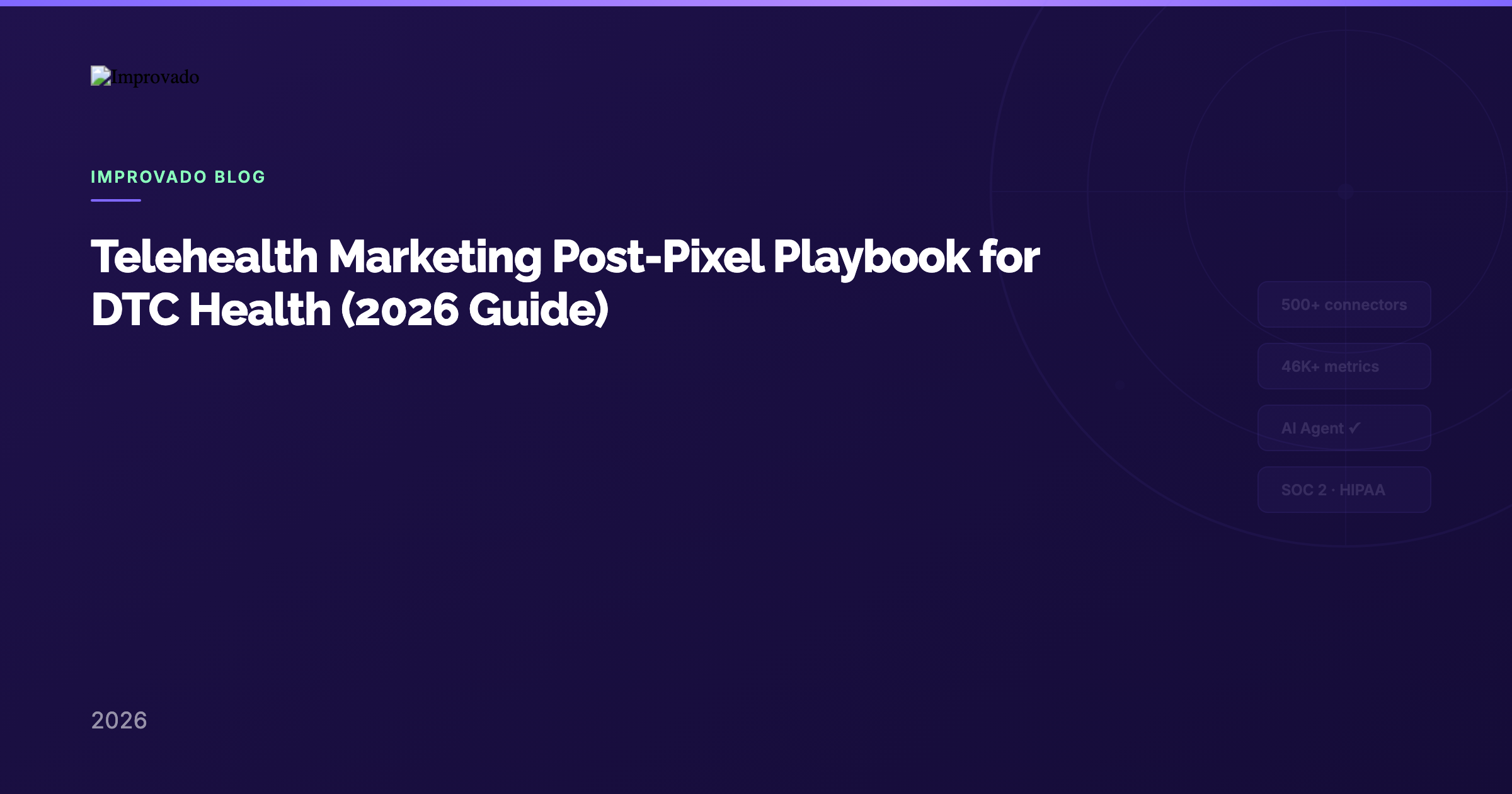 Telehealth Marketing Without Pixels: The 2026 HIPAA-Compliant Playbook for DTC Health