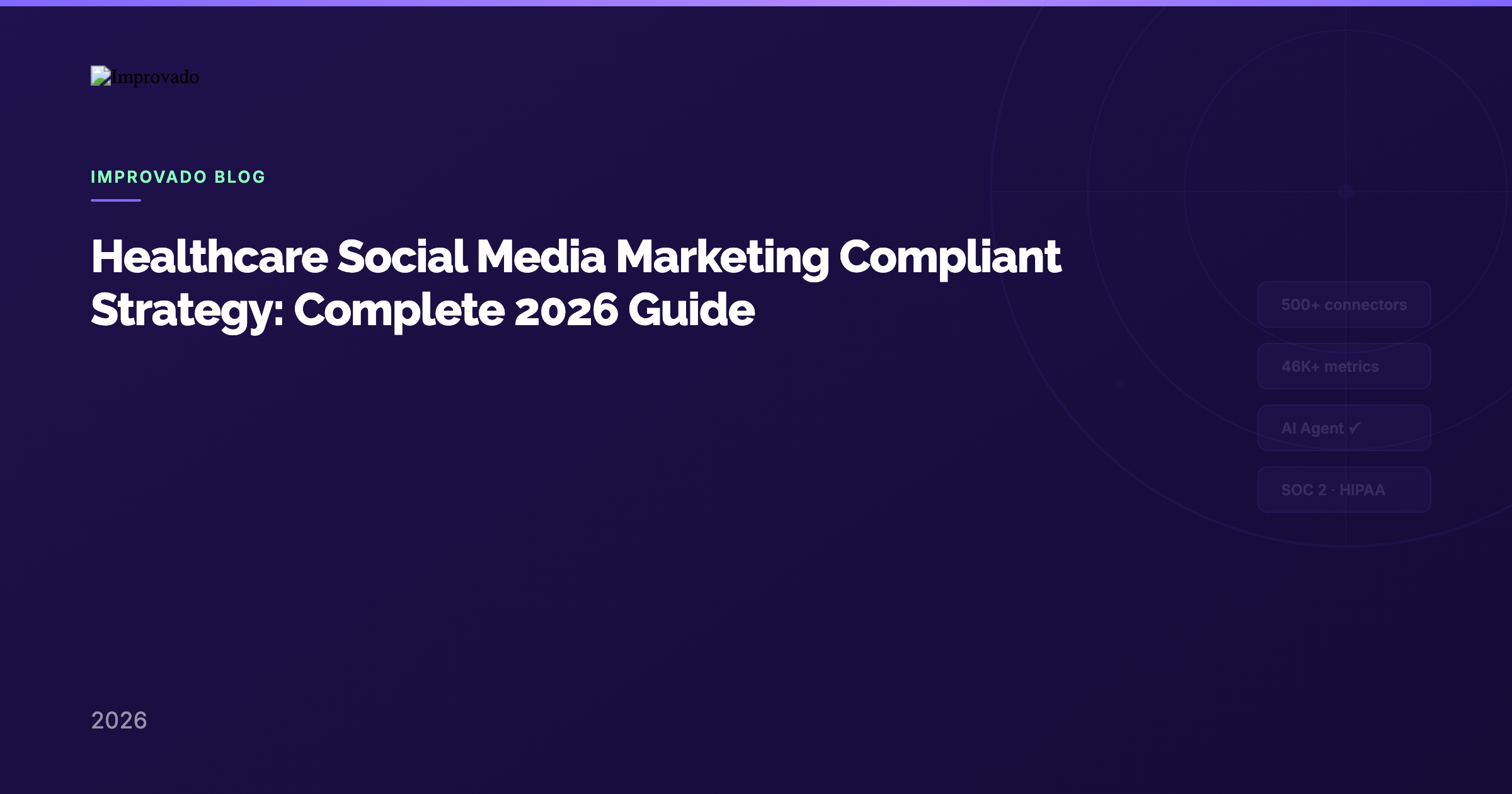 Healthcare Social Media Marketing: Compliant Strategy Guide for 2026