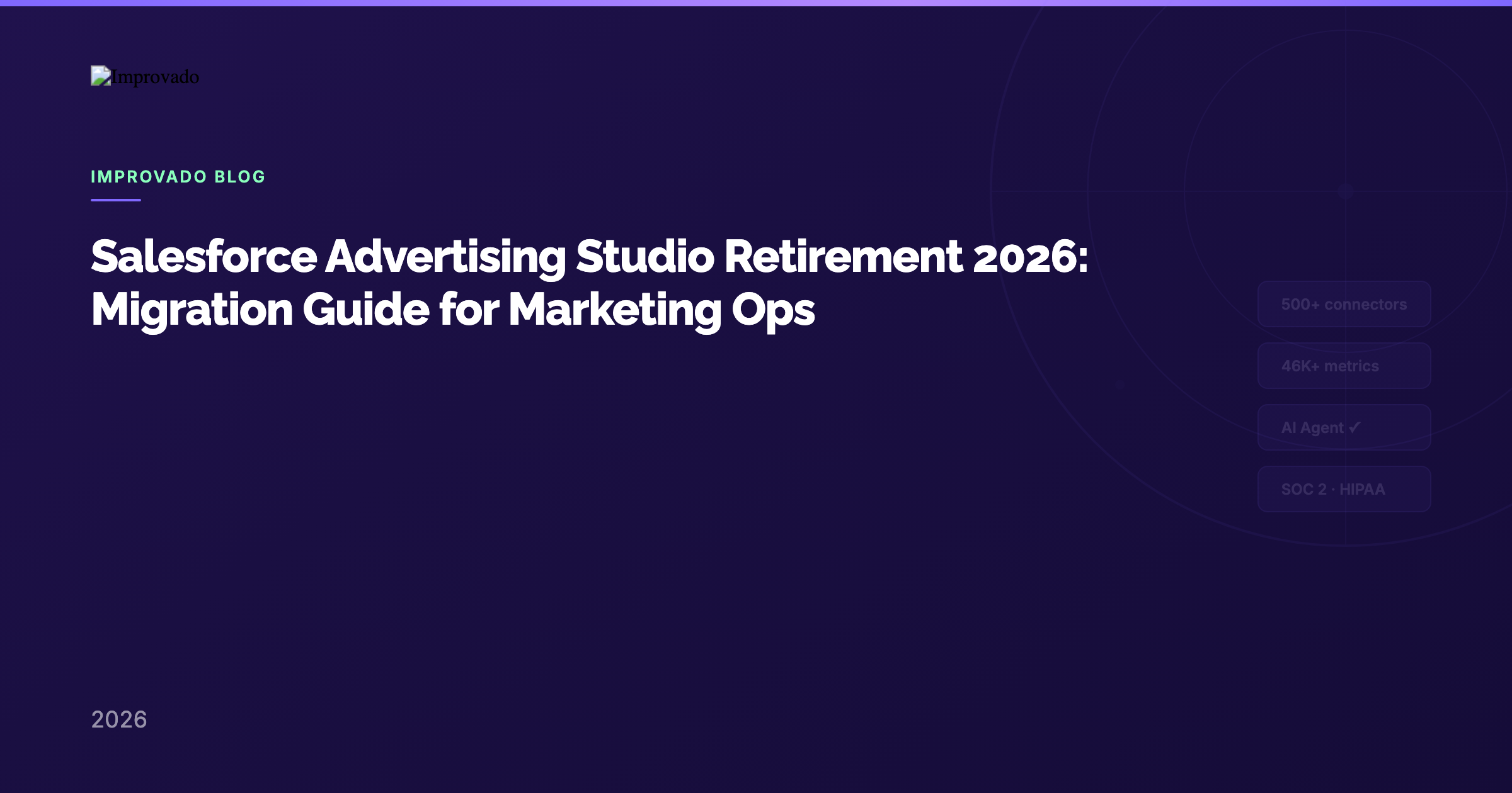 Salesforce Advertising Studio Retirement 2026: Migration Guide for Marketing Ops