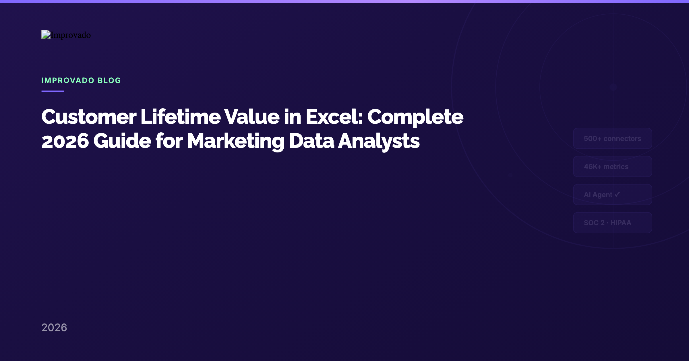Customer Lifetime Value in Excel: Complete 2026 Guide for Marketing Data Analysts