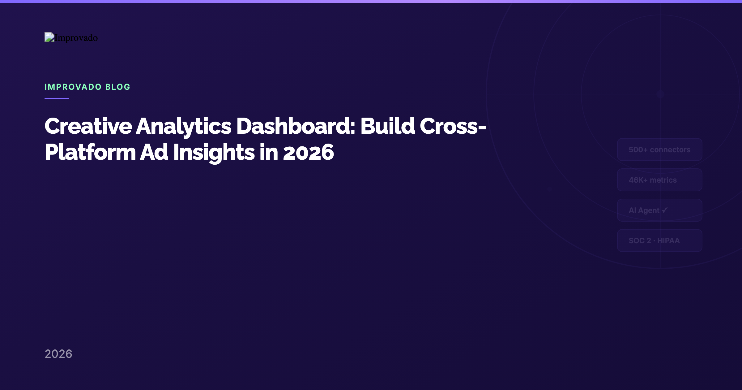 Creative Analytics Dashboard: Build Cross-Platform Ad Insights in 2026