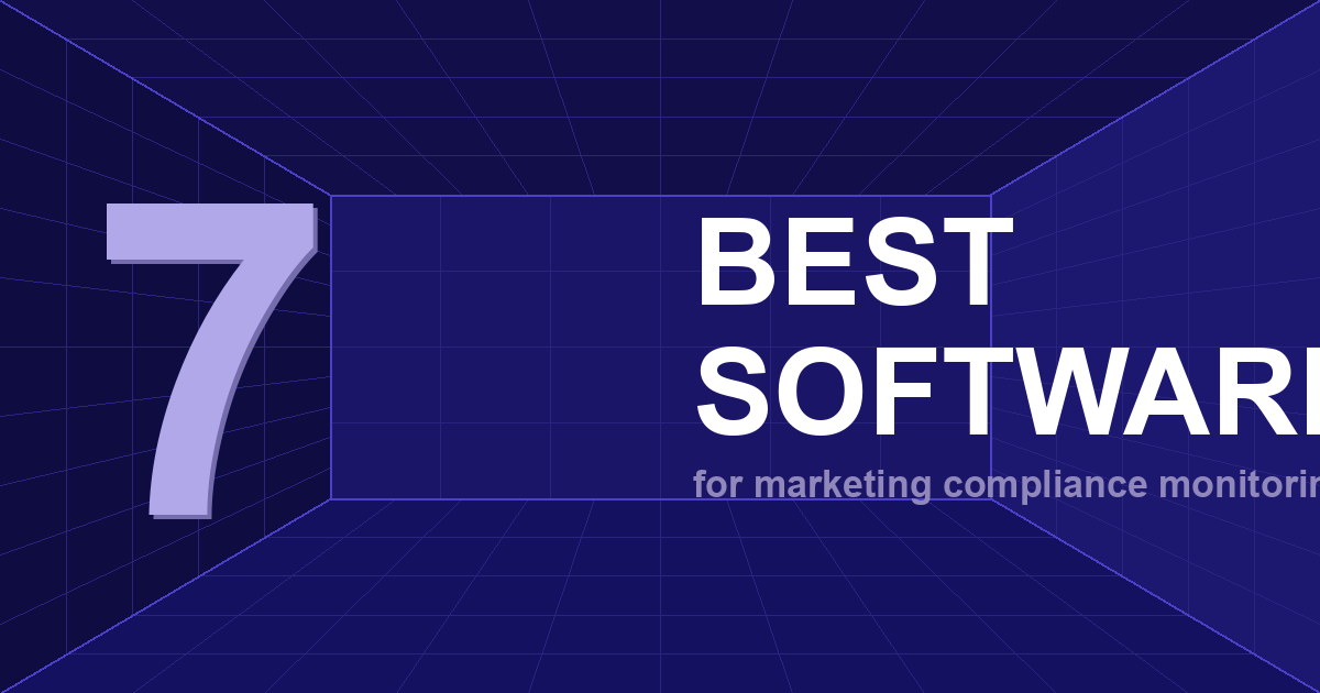 7 Best Marketing Compliance Monitoring Software (2026)