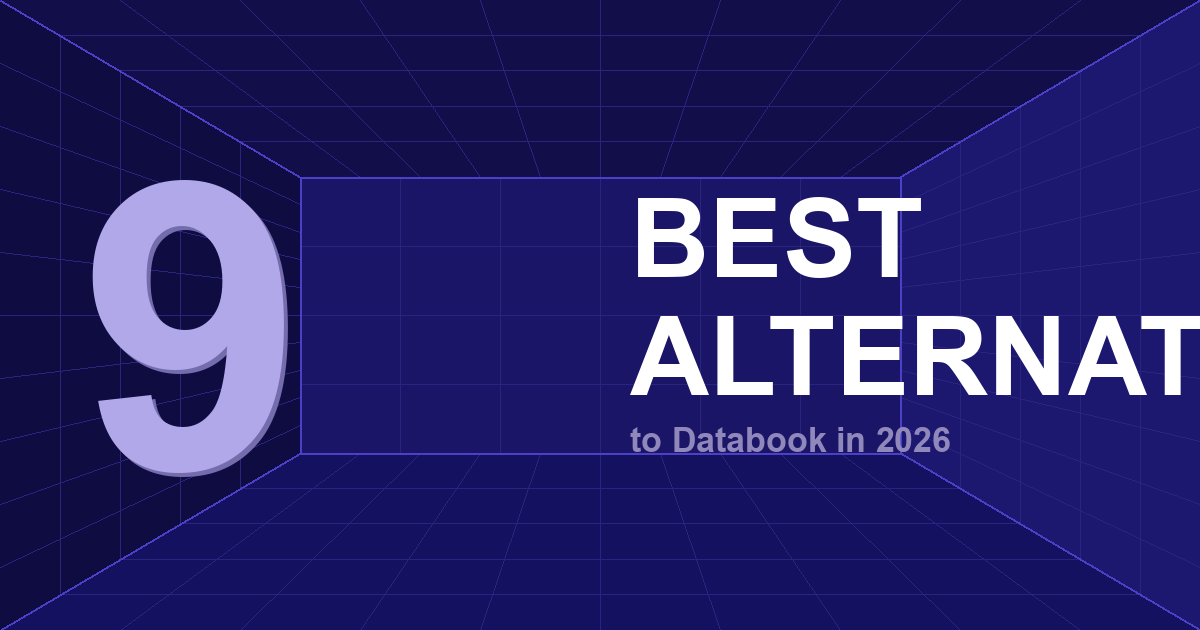 Top Databook Competitors 2026: 9 Best Alternatives