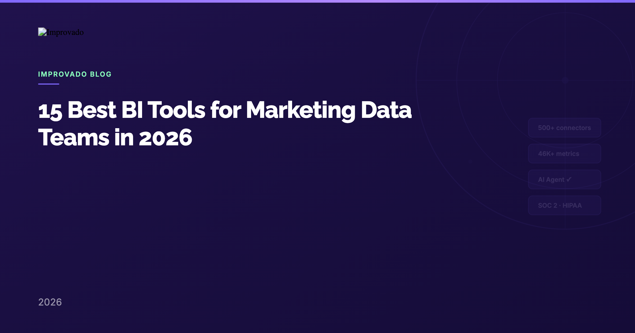 15 Best BI Tools for Marketing Data Teams in 2026 — Improvado Blog