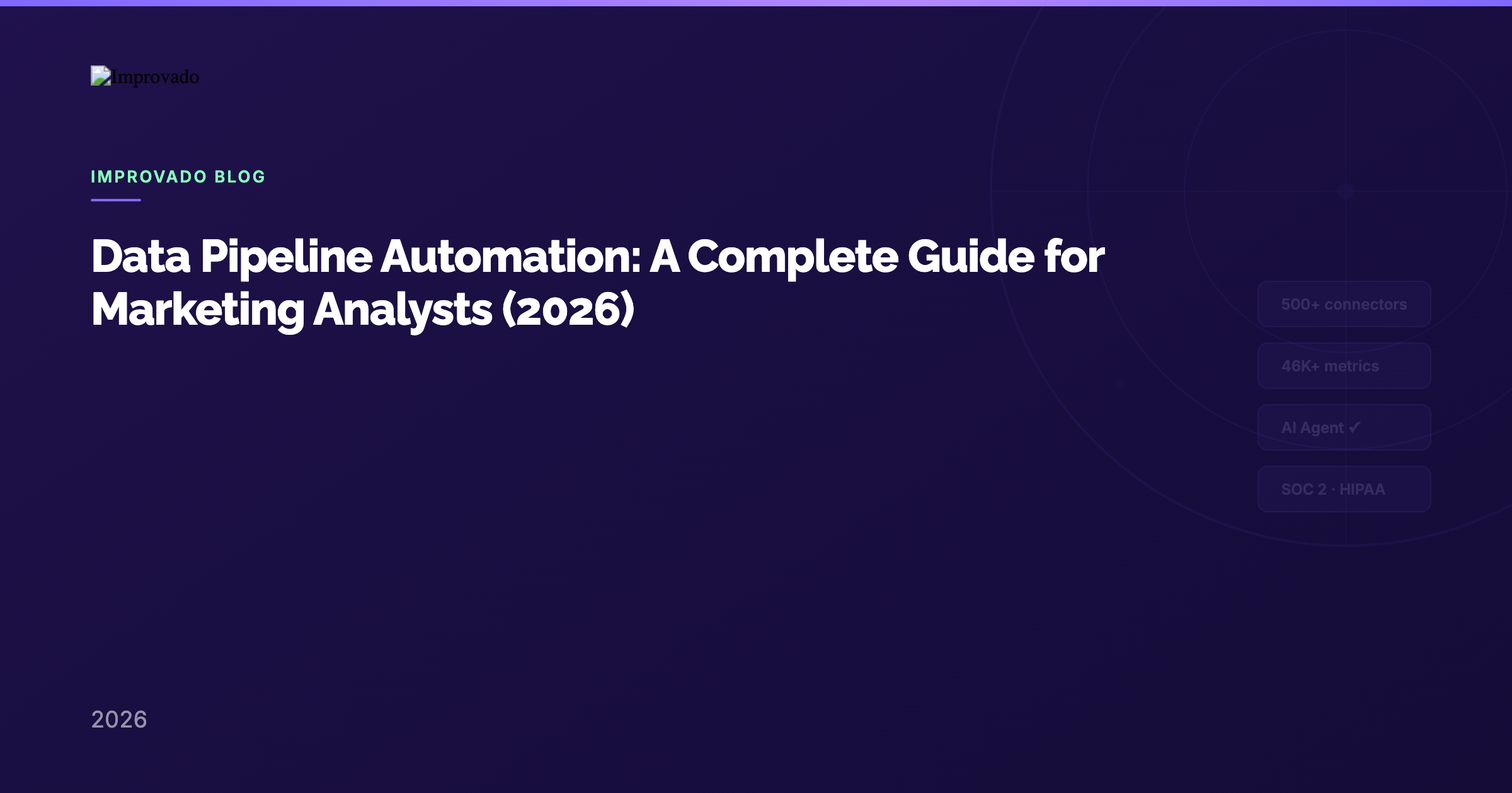 Data Pipeline Automation: A Complete Guide for Marketing Analysts (2026) — Improvado Blog