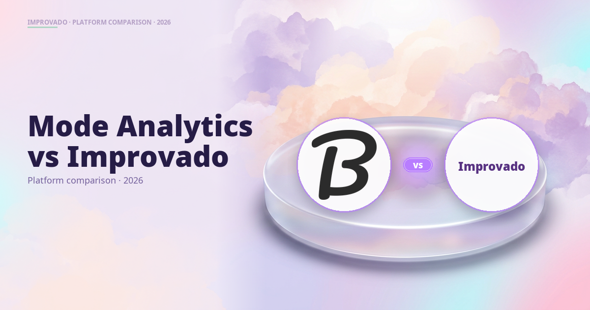 Mode Analytics vs Improvado: Marketing Analytics (2026)