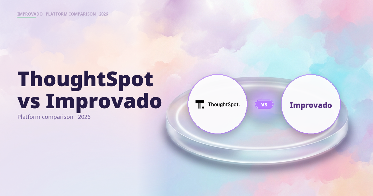 ThoughtSpot vs Improvado: AI Analytics Comparison 2026