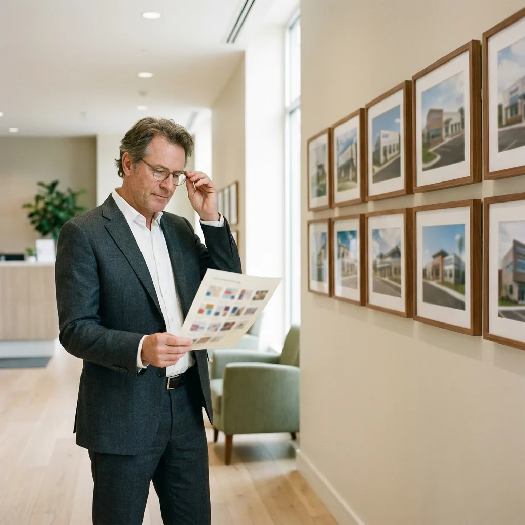 A dental clinic reception, the kind of scene Aspen Dental's live ads are built around